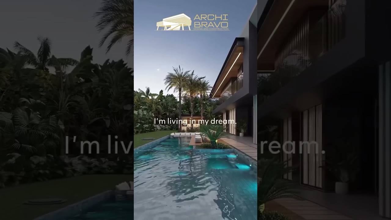 the future with this stunning 3D-rendered modern home!#ArchiBravo #architecture#interiordesign