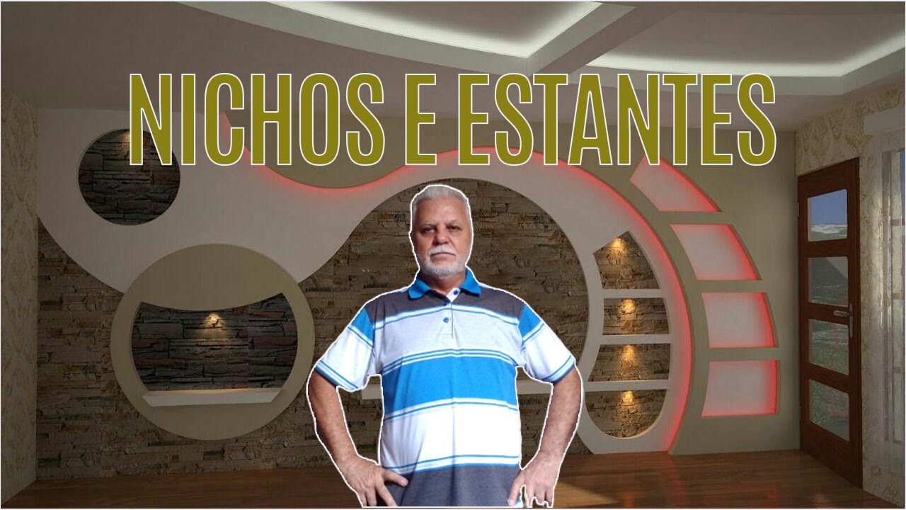 Nichos, Estantes de Gesso, em drywall