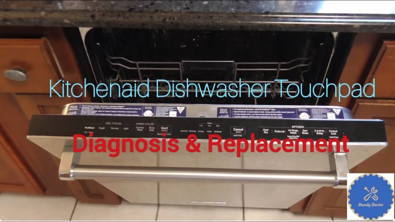 KitchenAid Dishwasher Touchpad NOT Working? Fixed with a 10 YO in 20 Min! Whirlpool control touchpad