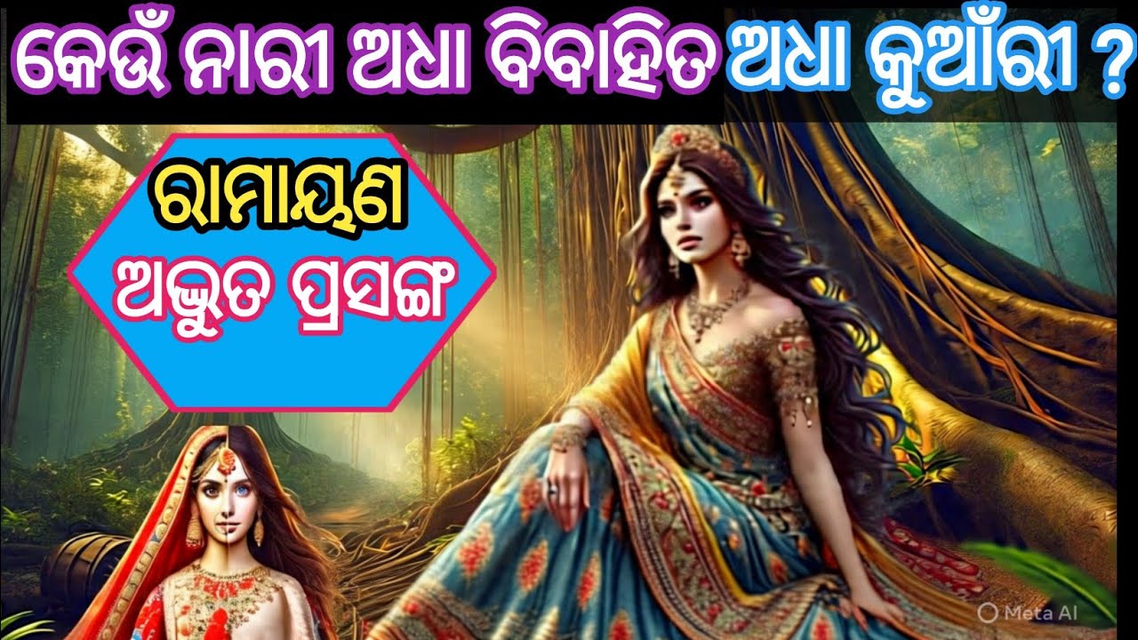 କେଉଁ ନାରୀ ଅଧା ବିବାହିତ କୁମାରୀ ଥିଲେ | Keun Nari Adha Bibahita Kumari Thile | Ramayan Story