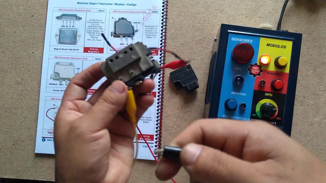 Prueba de módulos de encendido
