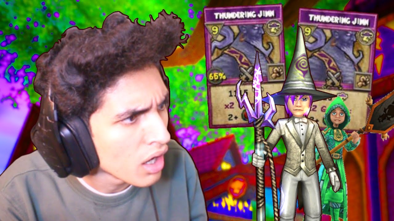Wizard101 Макс (150) Шторм PvP: 85% сопротивление шторму Сталлер против ГРОМЯЩИХ ДЖИННОВ!