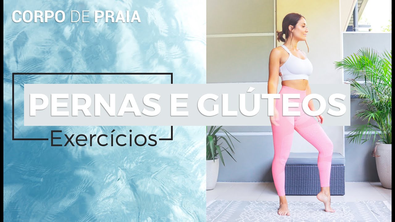 PERNAS FINAS & GLÚTEOS FIRMES EM CASA | Treino Corpo de Praia
