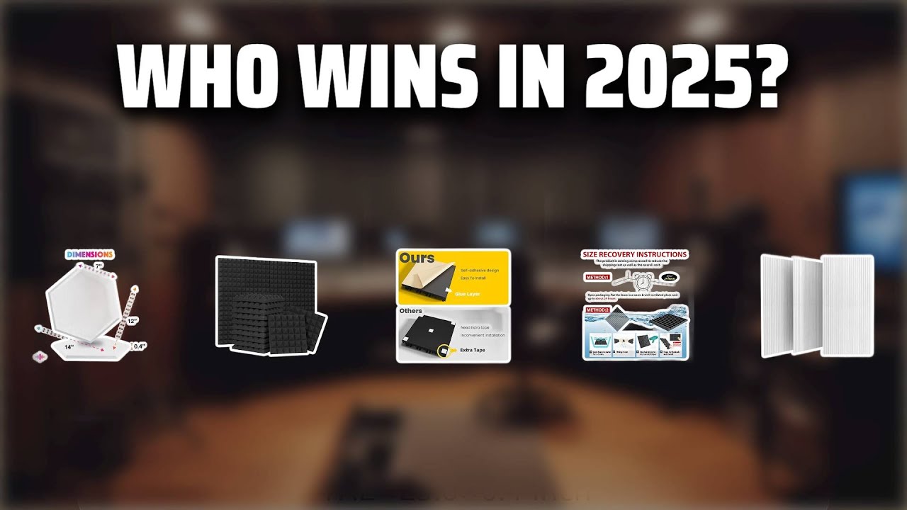 The Top 5 Best Acoustic Panels in 2025 - Must Watch Before Buying!