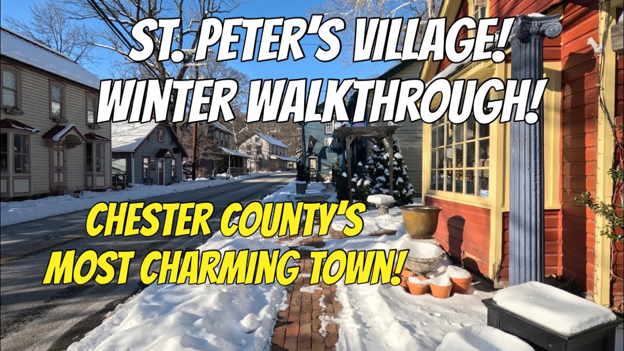 St. Peter’s Village Winter Walk | Hidden Gem in Chester County, PA! 