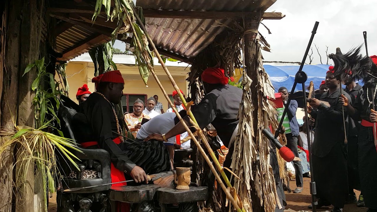 Enthronement of HRM Chief Nhon EKWELLE EMMANUEL MAKOGE, Second class chief of NNINONG Clan