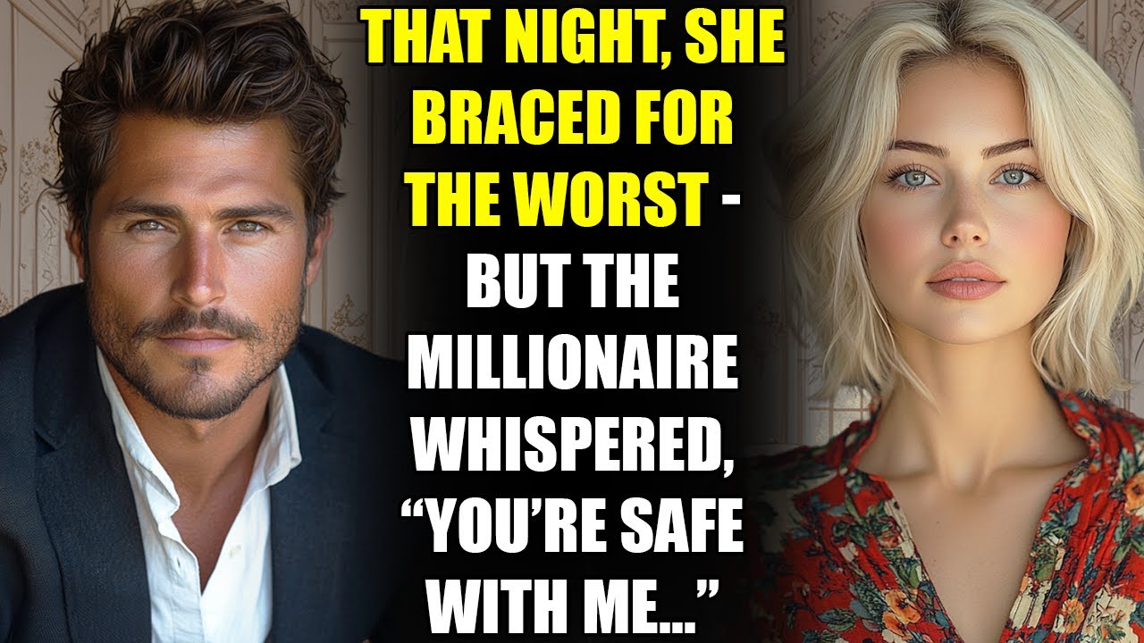 That Night, She Braced for the Worst - But the MILLIONAIRE Whispered, “You’re Safe With Me...”