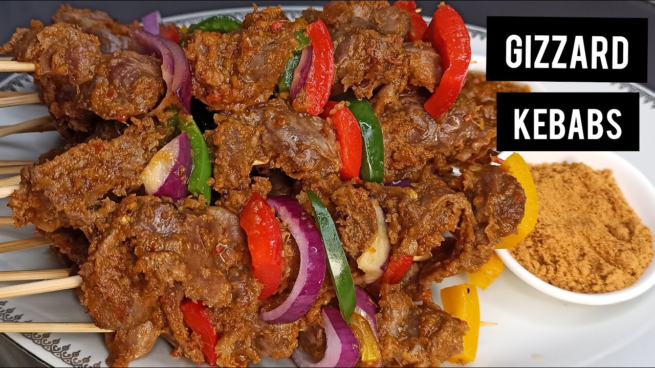 Кебабы из куриных желудков \ Кебабы из куриных желудков \ Острые желудки
