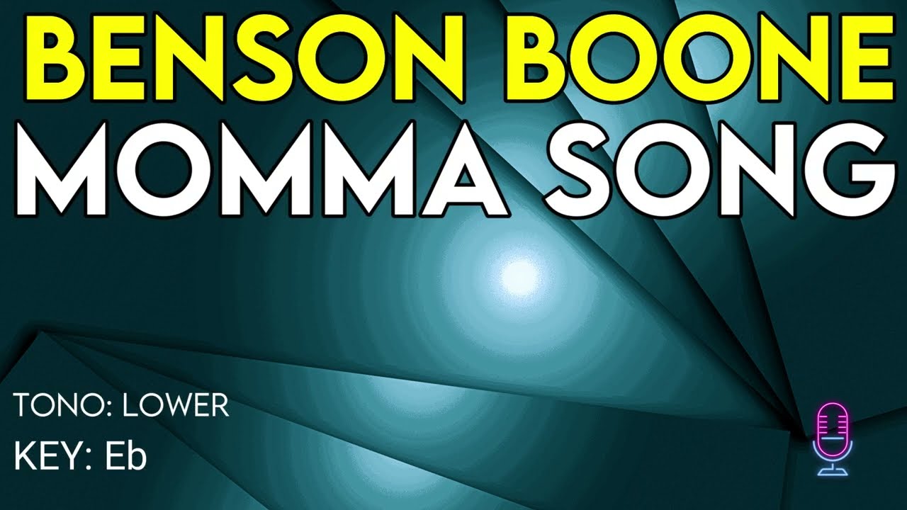 Benson Boone - Momma Song - Karaoke Instrumental - Lower