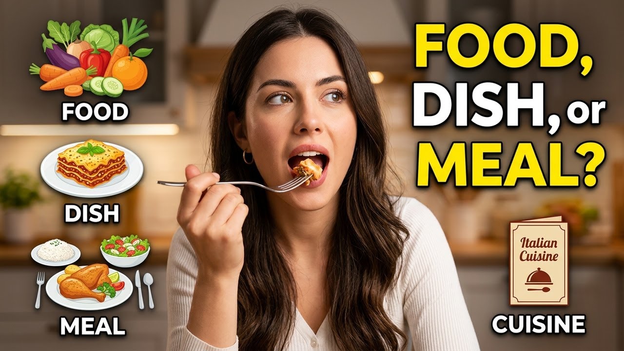 Food vs. Dish vs. Meal vs. Cuisine: Do YOU Know The Difference?