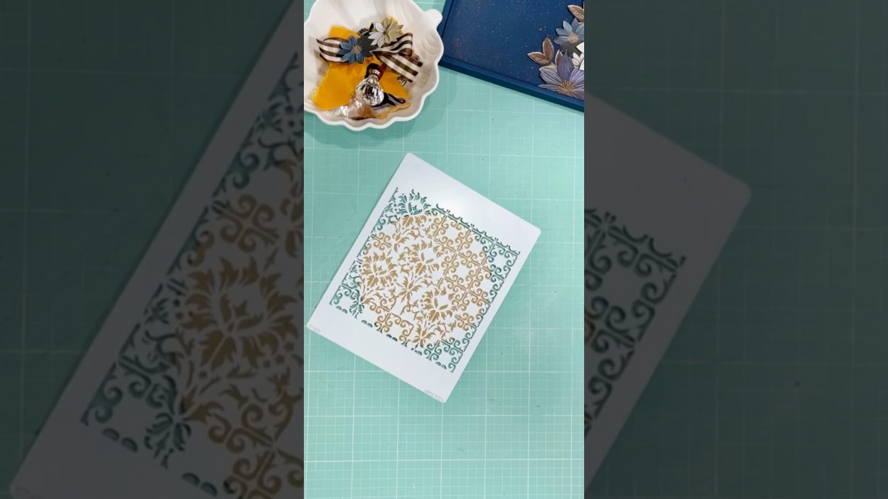V&iacute;deo completo no Instagram #scrapdecor #stencil #caixadecorada #artesanato