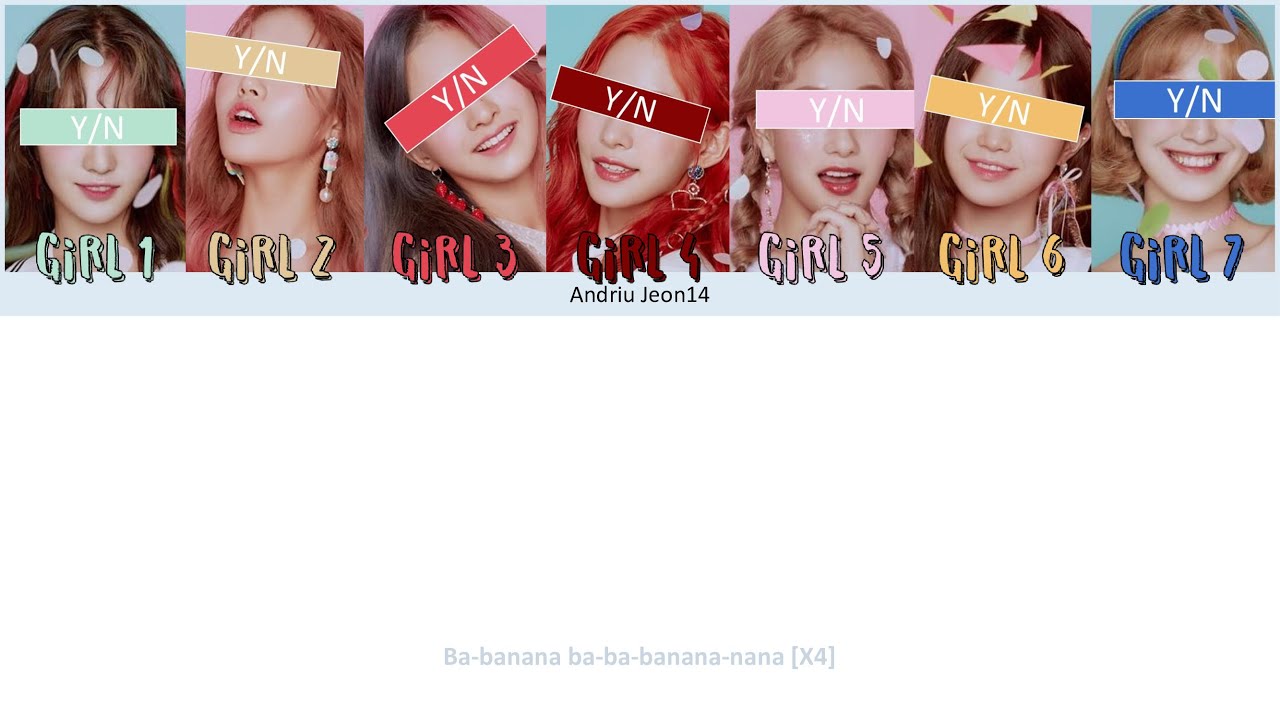 Your Girl Group-Power Up (7 members) Color Coded Lyrics (Han|Rom|Eng) Original by Red Velvet