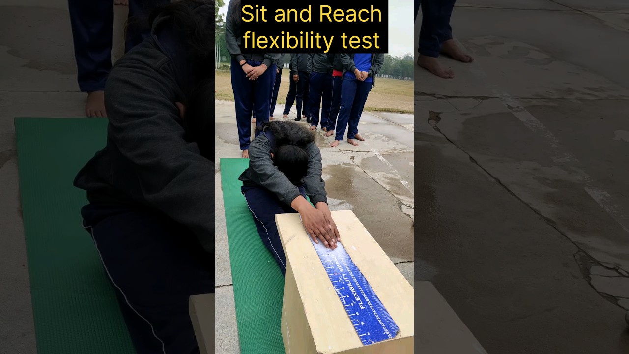 Sit and Reach flexibility test 
