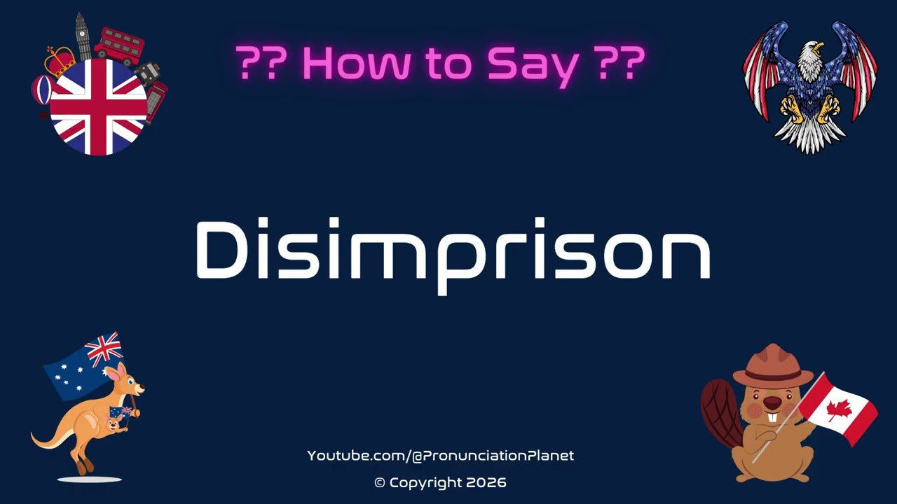 🔓 🗝️ How to Pronounce Disimprison? (CORRECTLY) | Pronunciation Planet