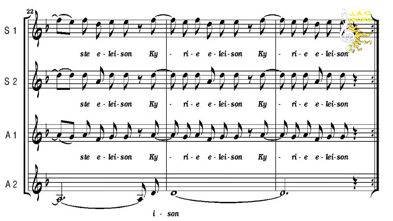 Kyrie (2002) - Piotr Jańczak - Voces Iguales - Femenino