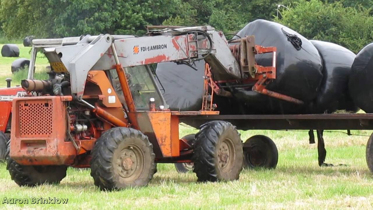 Silage - Carting and Stacking Round Bales