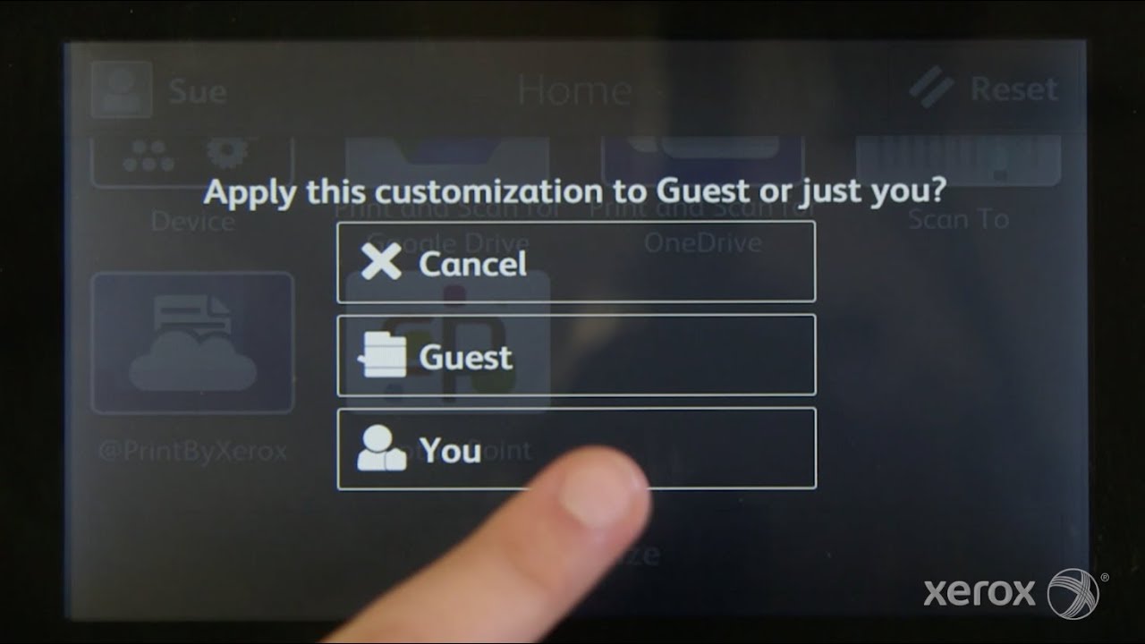 Xerox VersaLink Quick Tip: Personalizing Your Home Screen