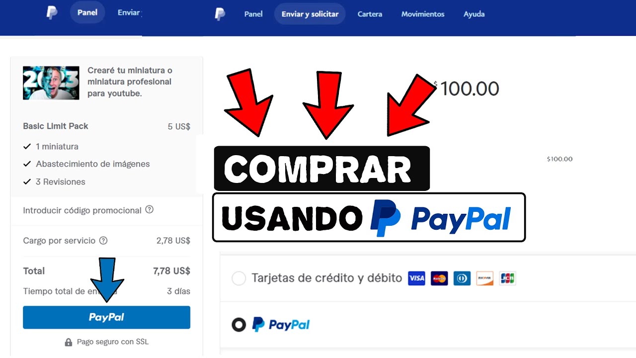 C&oacute;mo PAGAR Online USANDO PayPal - COMPRAR con PayPal
