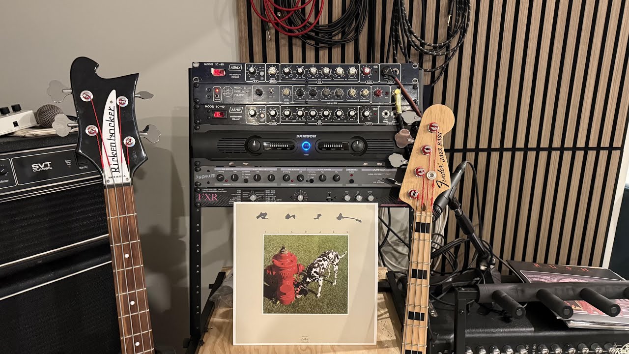 Dialing Every Geddy Lee Bass Tone On Signals - Rickkenbacker/Jazz + Ashly SC-40