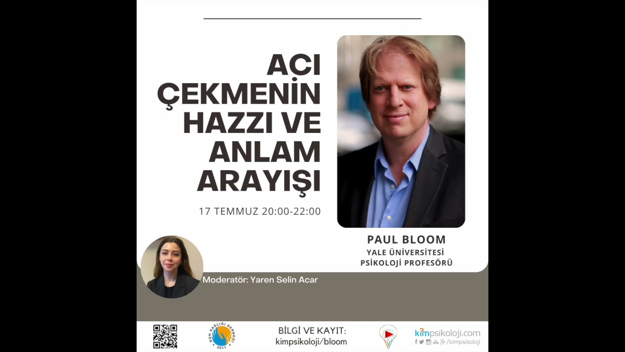 Prof Dr Paul Bloom - Acı Çekmenin Zevkleri ve Anlam Arayışı