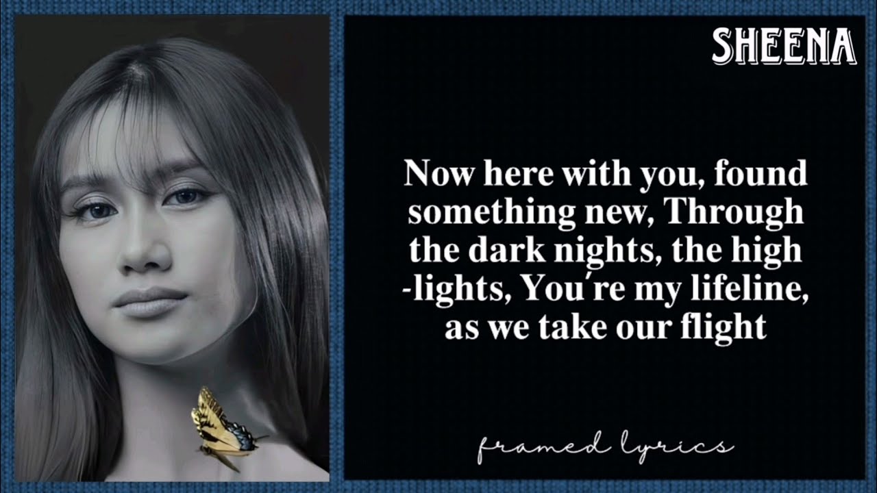 BINI - Here With You Lyrics (Framed)