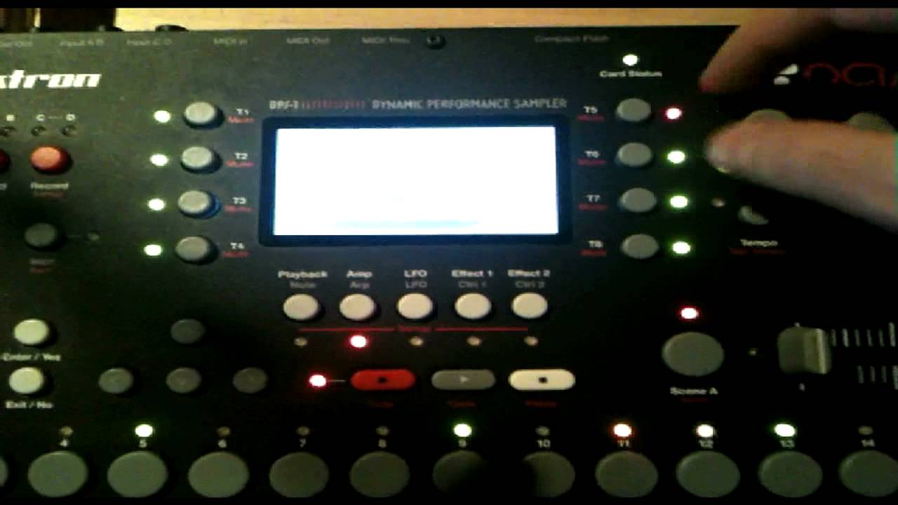 Octatrack Tip Video #1 : The Amp page and Amp menu.