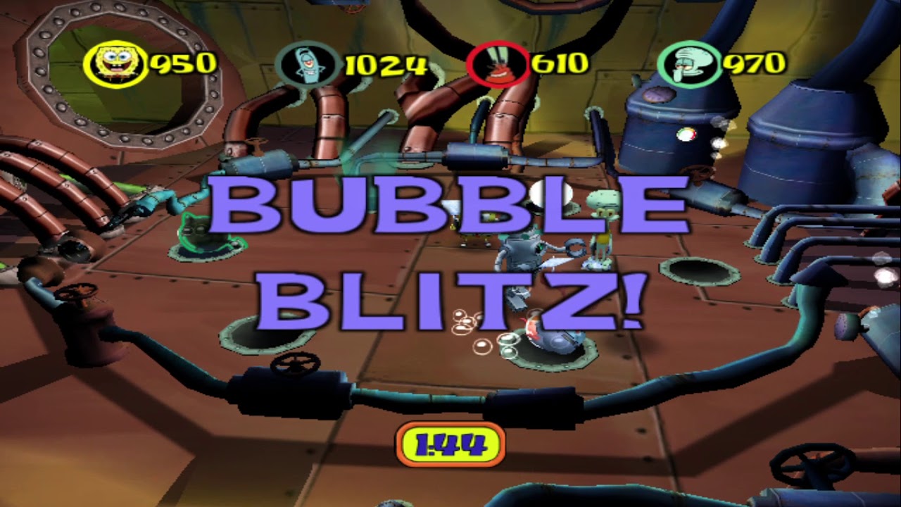 Spongebob Lights Camera Pants - Surface Tension Gameplay