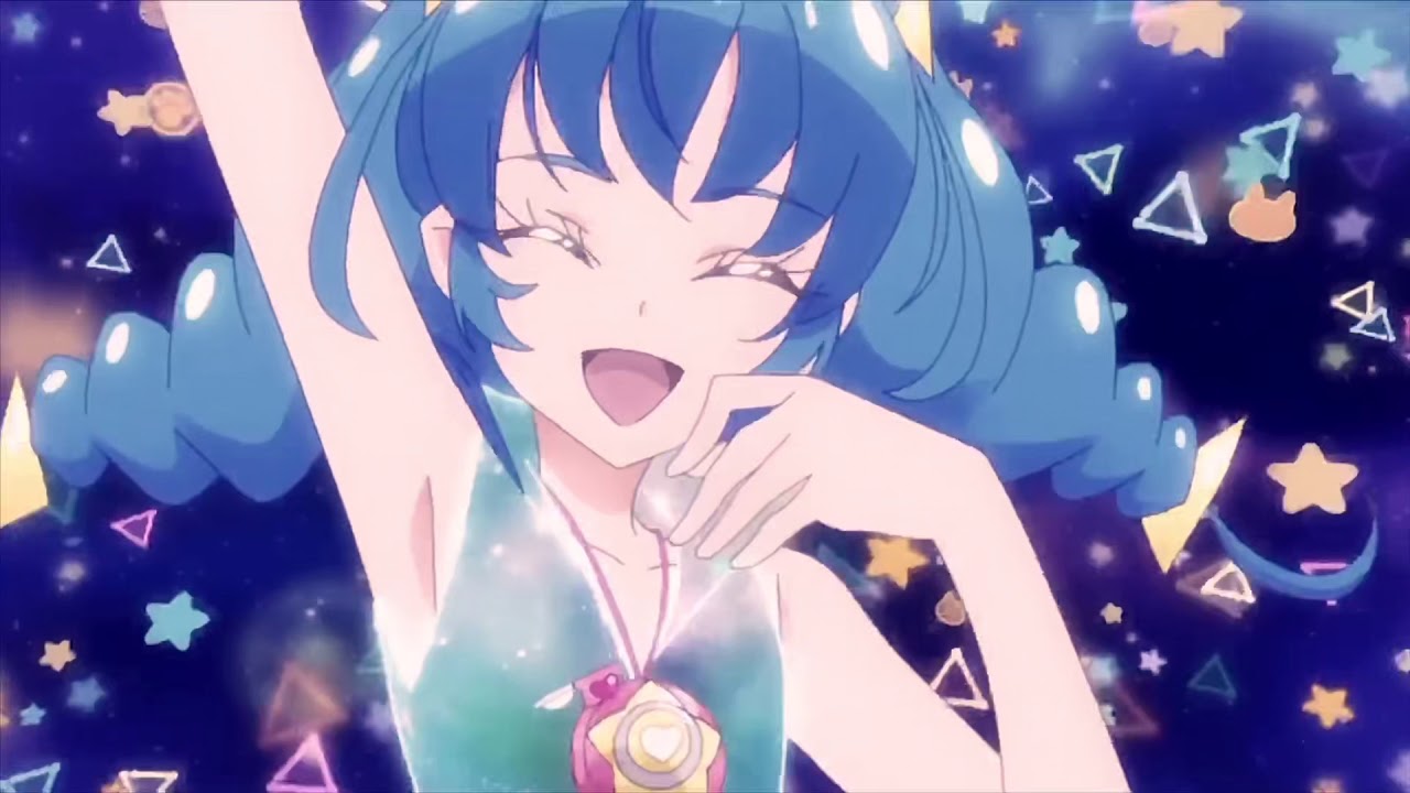 Cure Cosmo transformation fandub (Japanese and English)