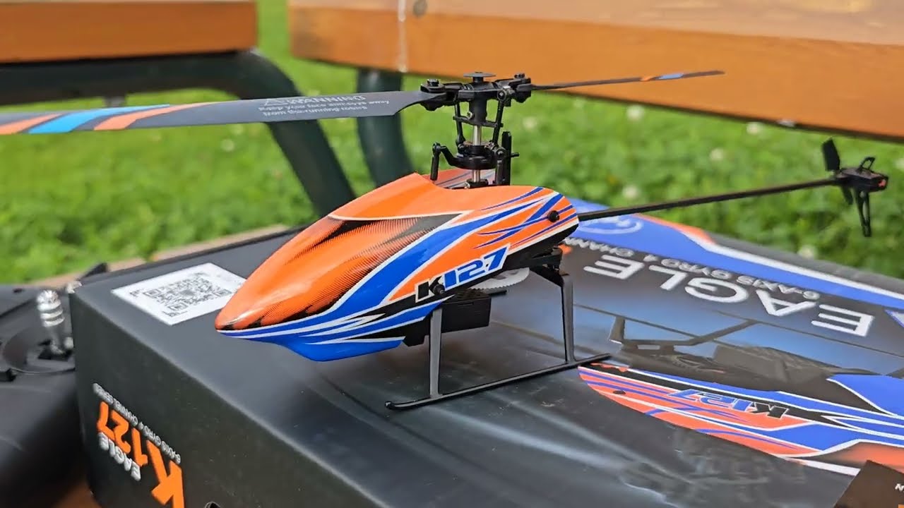 Unboxing and flying helicopter for the first time! WLtoys XK K127