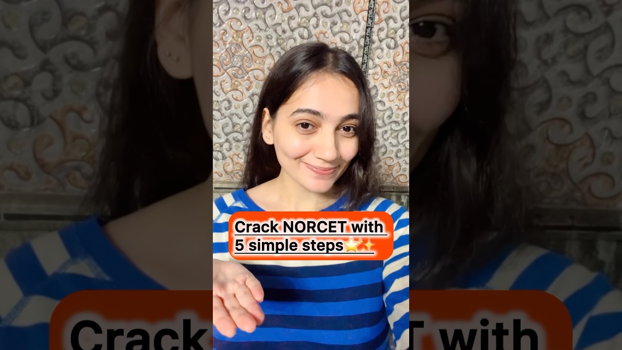 Crack NORCET 8 with 5 easy steps|Tips fromAIR -32| #norcet #aiims #viralshorts #shorts #trending