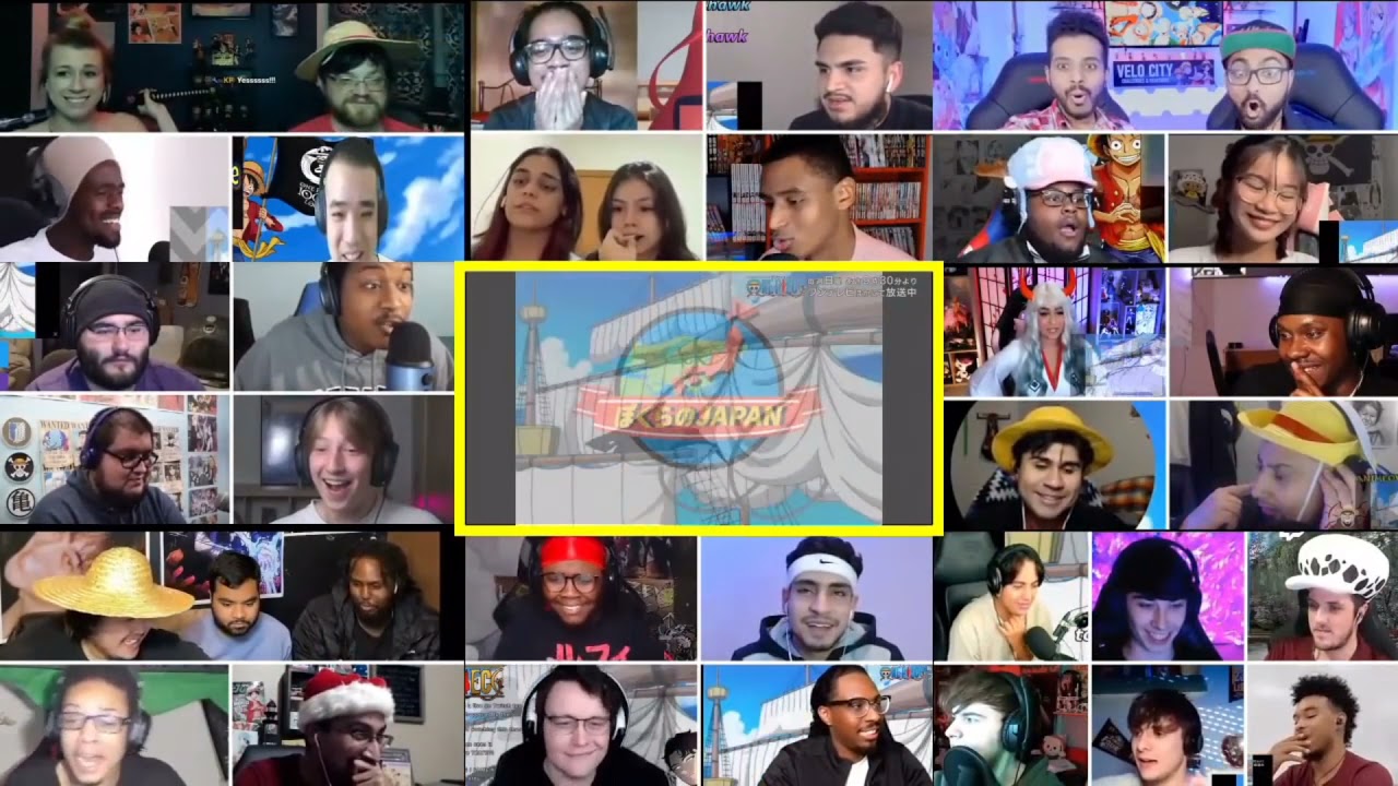 All Youtuber Reaction Opening One Piece Episode 1000 | Reaction Mashup