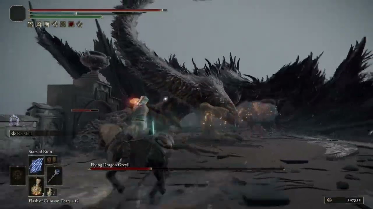 Elden Ring: Frieren vs Flying Dragon Greyll