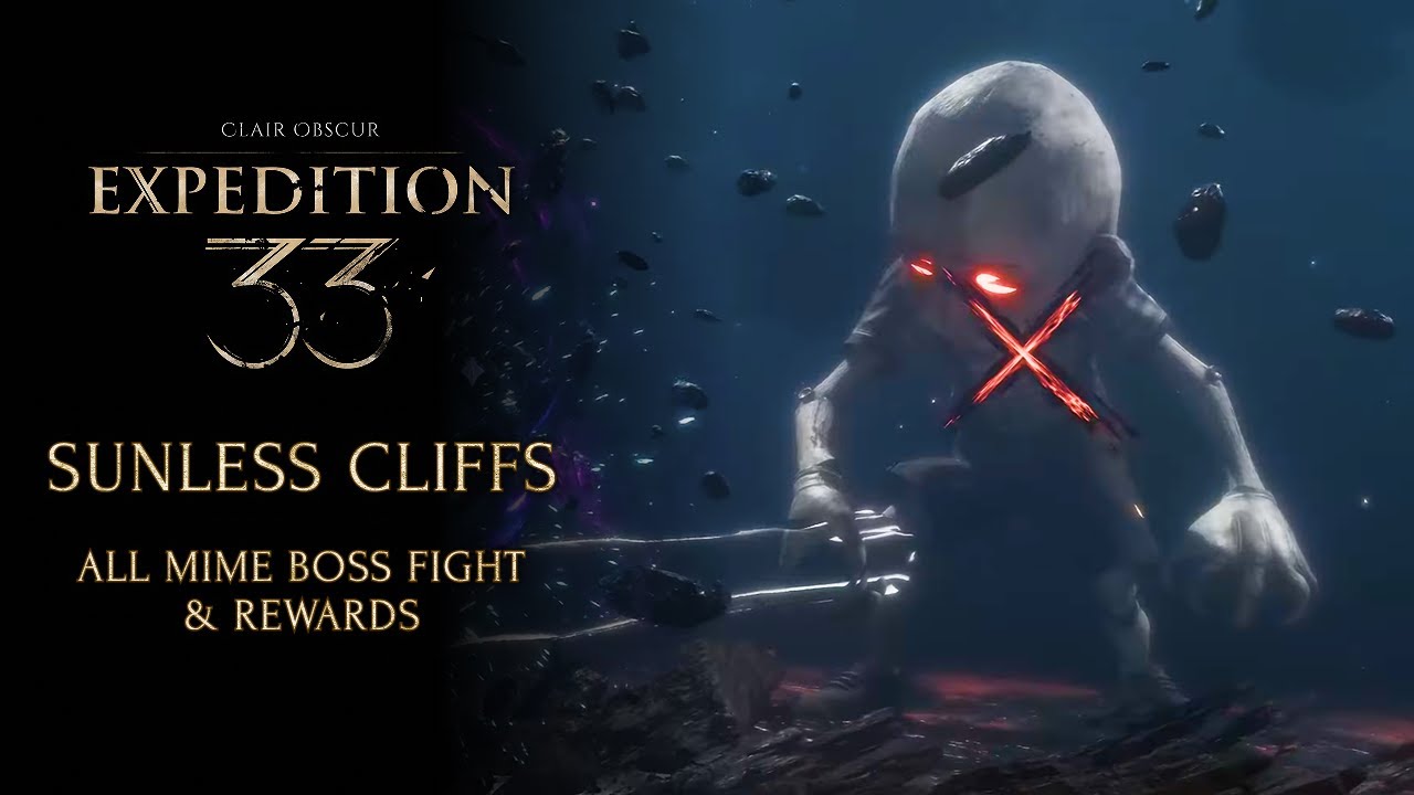 Clair obscur Expedition 33 walkthrough - Sunless cliffs - All mime boss fight & rewards