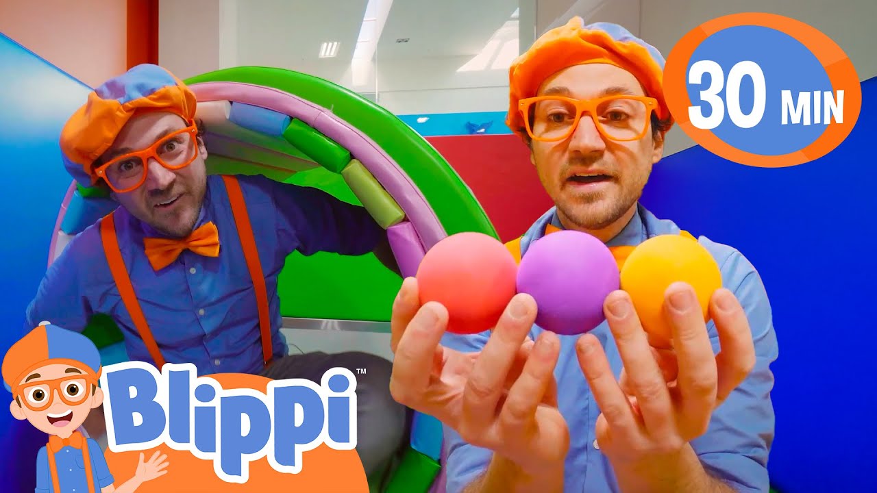 Blippi besucht einen Indoor-Spielplatz 🛝 Blippi Deutsch | Abenteuer und Videos für Kinder