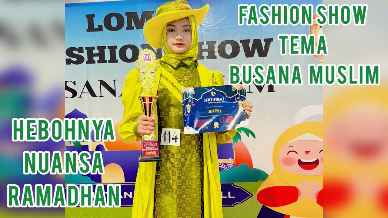 FASHION SHOW BUSANA MUSLIM / CASUAL HIJAB DIIRINGI MUSIK 🎸 DJ HEY LOLA