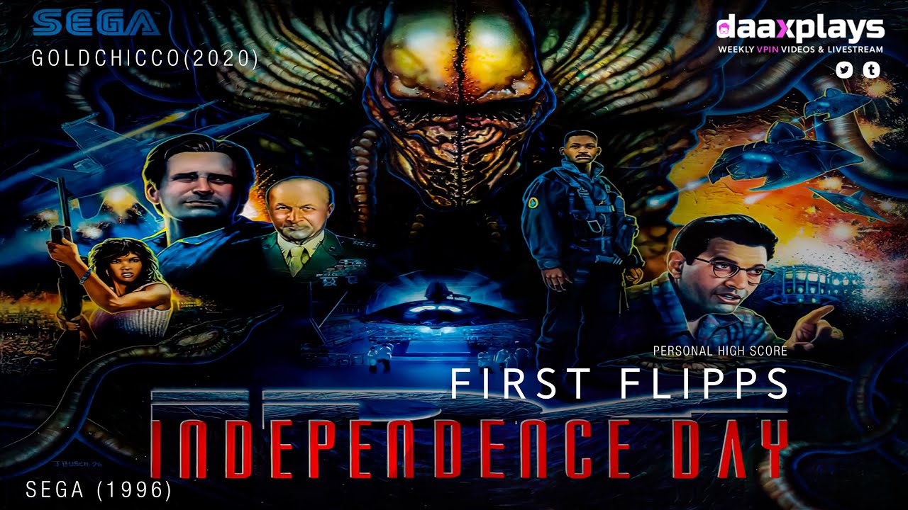 Independence Day (Sega 1996) LED MOD 1.0  [First Flipps] Highscore Attempt