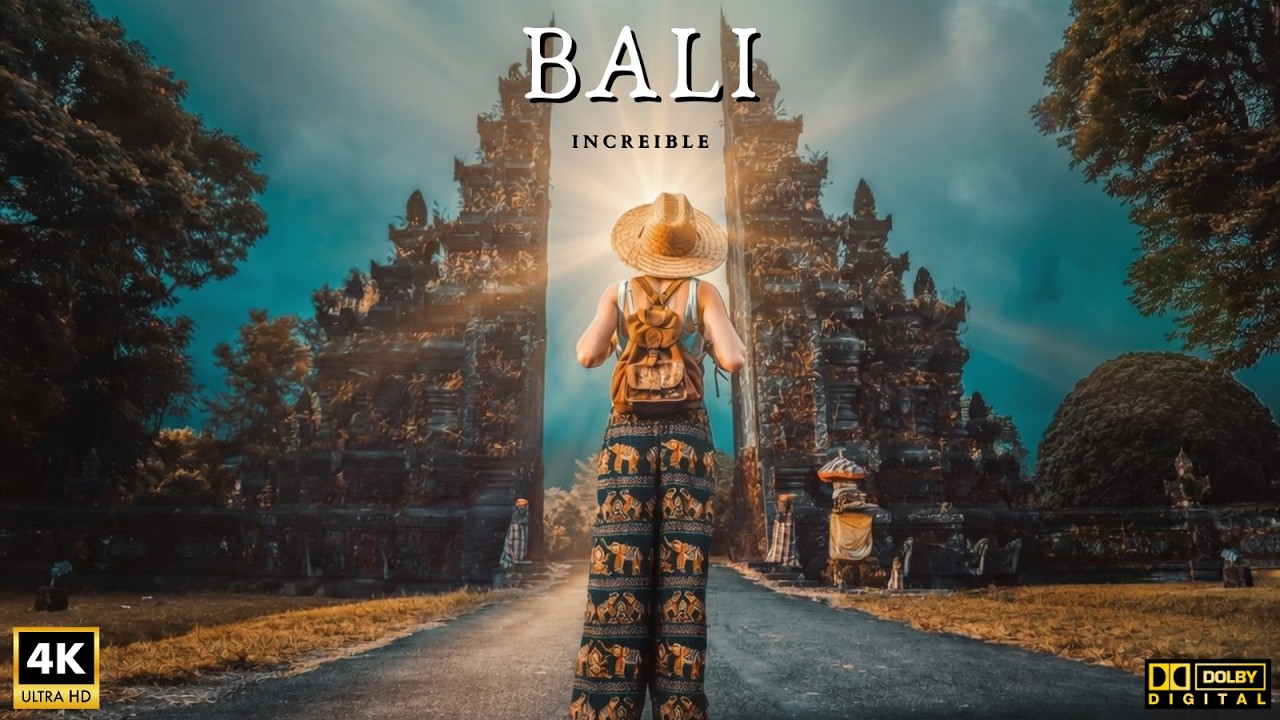 BALI INDONESIA 🇮🇩 en UHD 4K 60FPS | Ubud, Templos y Playas IMPERDIBLES
