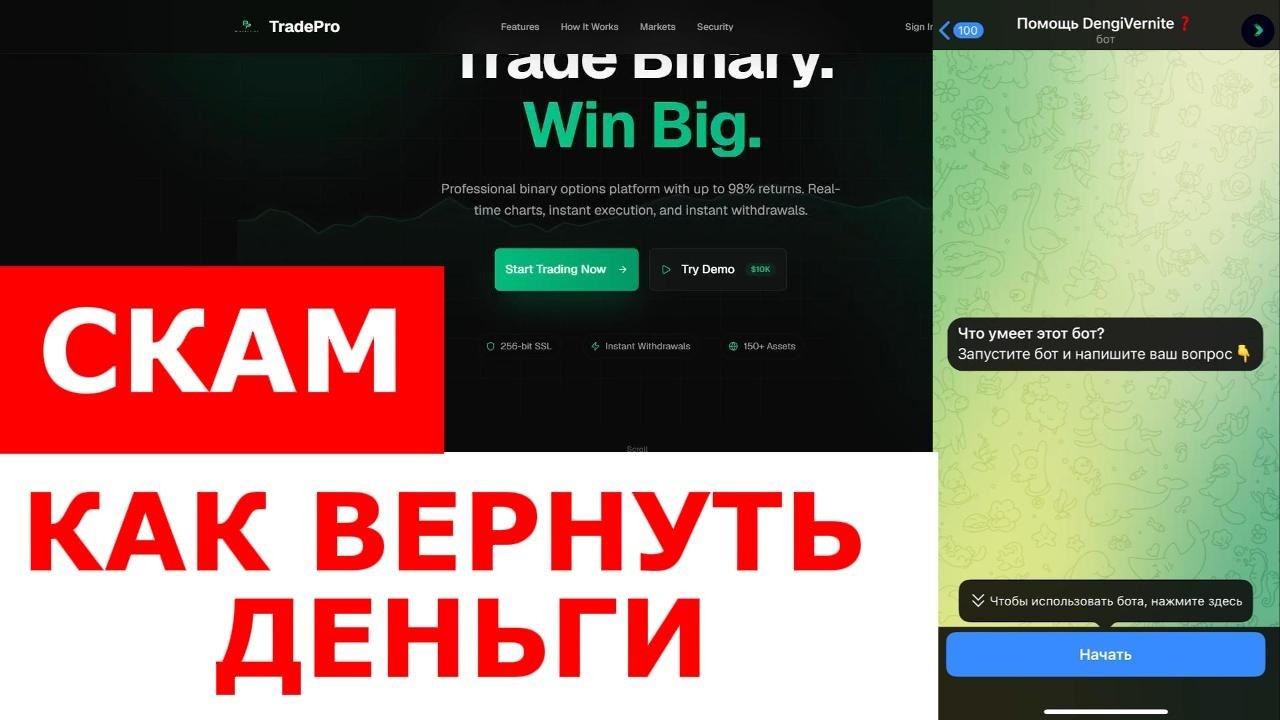 TRADEPRO (BINARPRIME.COM) ОБЗОР И ОТЗЫВЫ 2026. ФАЛЬШИВЫЙ БРОКЕР?