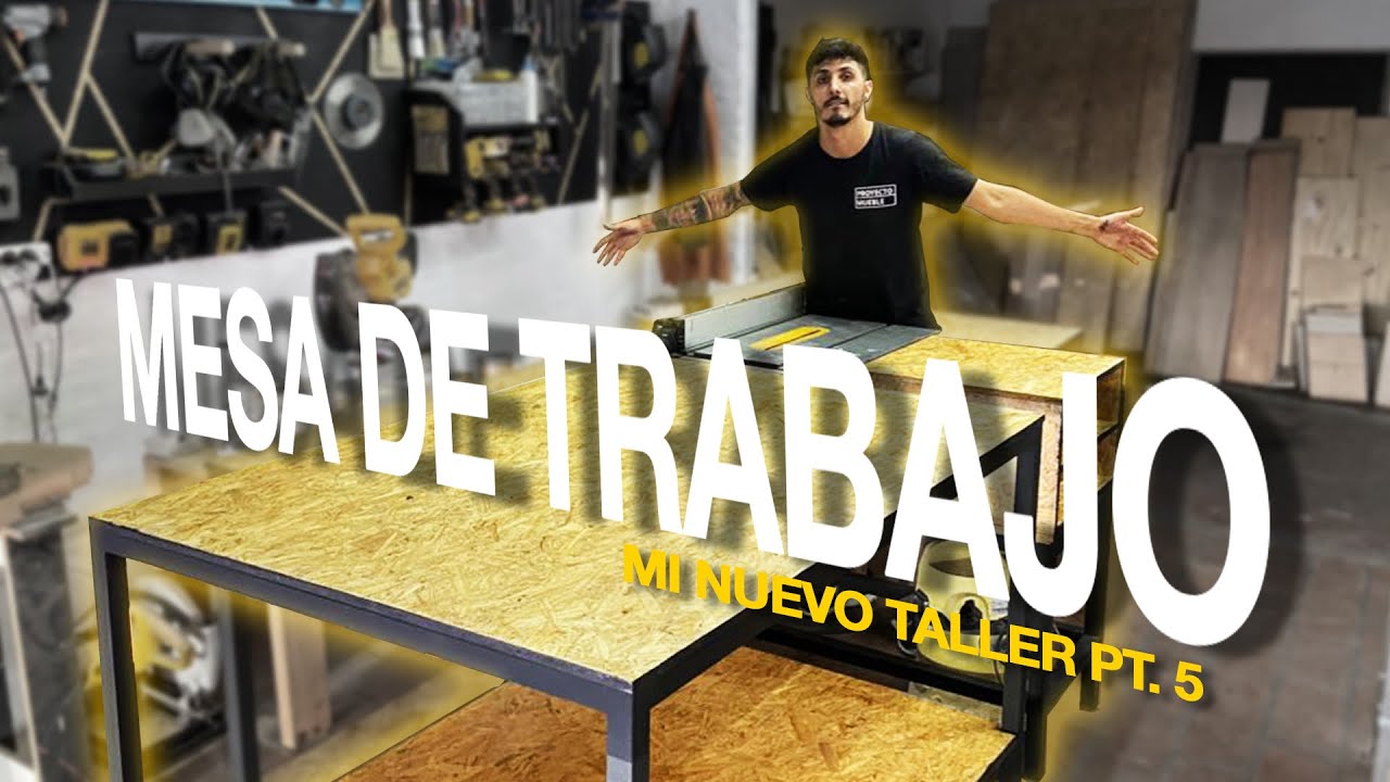 MESA DE TRABAJO, CARPINTERÍA (By TuboCenter) / PROYECTO MUEBLE.