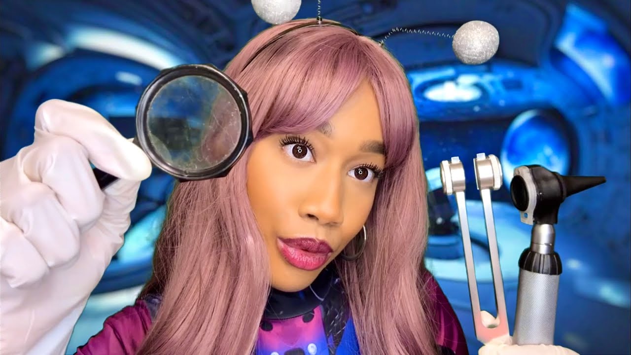 ASMR Alien Abduction and Inspection 👽🛸 Cranial Nerve Exam | ASMR Alien Role-play