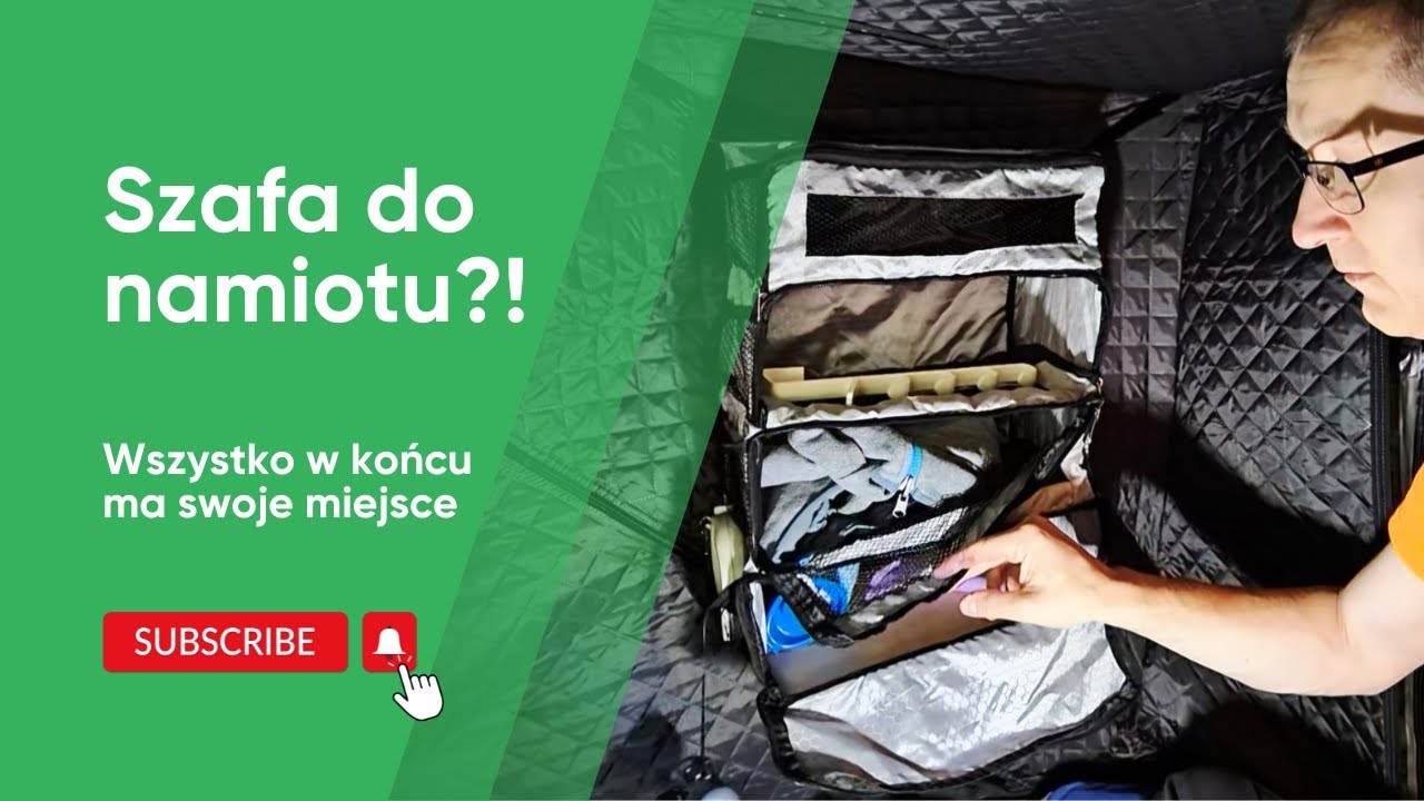 Szafa do namiotu dachowego? Tak! Koniec z chaosem pod nogami
