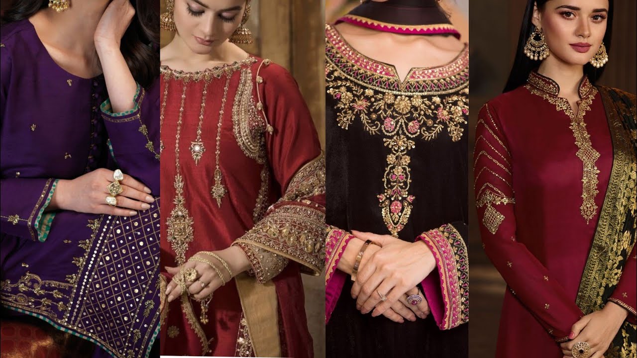 *Wooooow Romantic bouth khubsurat haseen zardosi work dress designing ideas for wedding and parties?