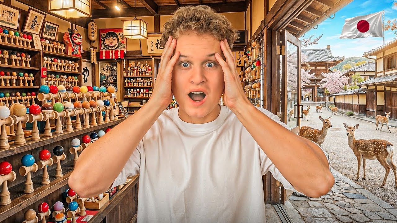 Cel mai mare magazin de Kendama din Japonia‼️ + Caprioarele Libere Pe Strada Din Nara 🇯🇵