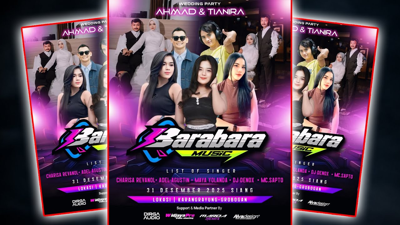 🔴#live BARABARA //WEDDING TIANIRA & AHMAD // GADOH, 31/12/25 // WIDJAYA // DIRGA JAYA AUDIO //RONA