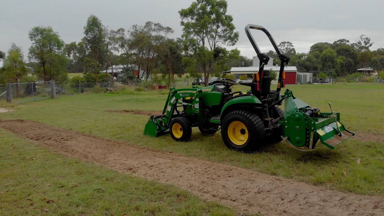 Tilling first rows for Lavender