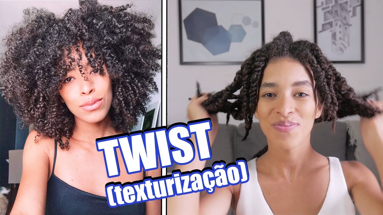 TESTEI A TEXTURIZAÇÃO DE TWISTS NO MEU CABELO CRESPO 4A
