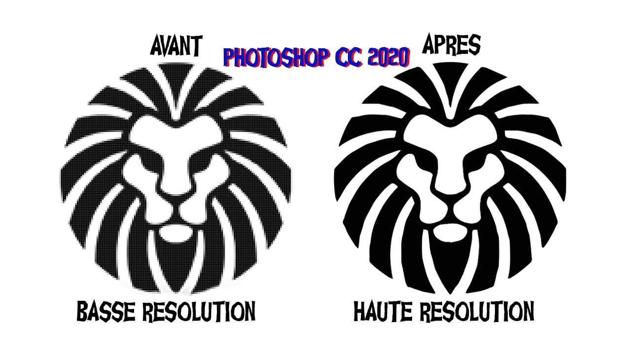 CONVERTIR UNE IMAGE EN BASSE RESOLUTION EN HAUTE RESOLUTION avec Photoshop cc 2020..Bruno Sorce