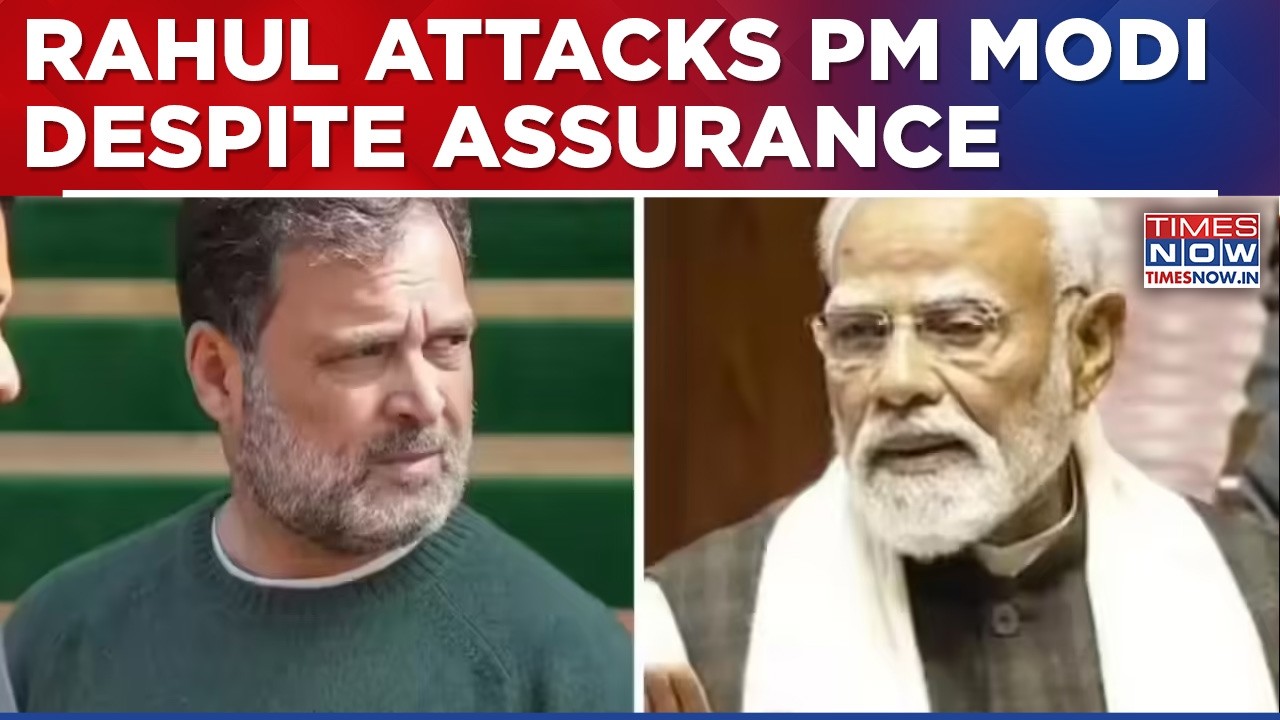 'PM Working On US & Israel's Instruction', Rahul Gandhi's Fresh Attack Despite Modi's Assurance