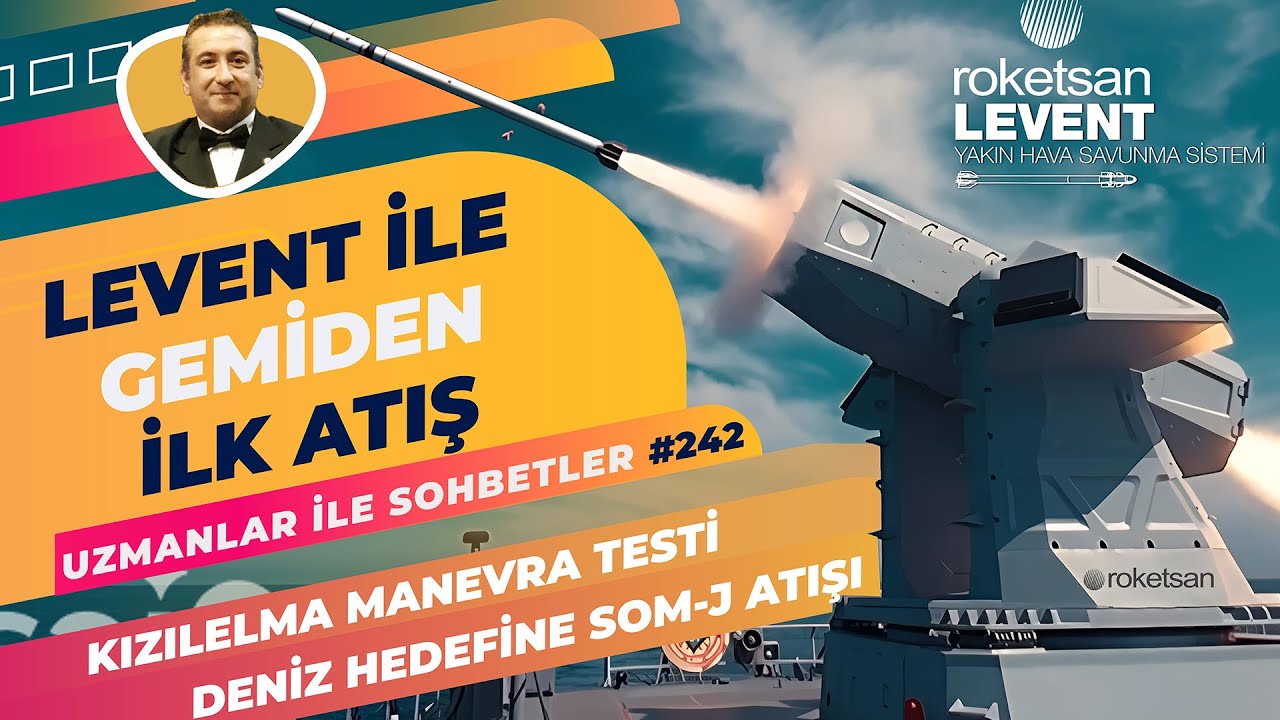 Levent ile Gemiden İlk Atış | Som-J | Kızılelma Manevra Testi