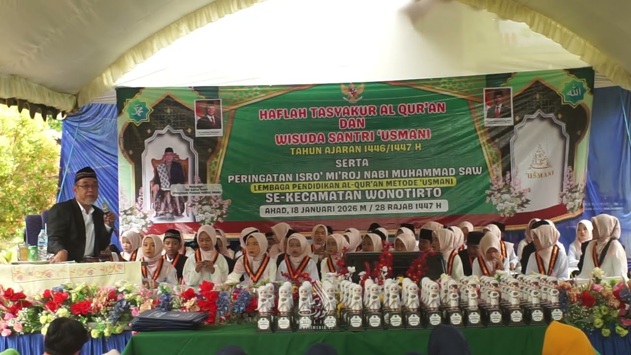 Munaqosah Lembaga Pendidikan Al-Qur'an Metode Usmani se-Kecamatan Wonotirto